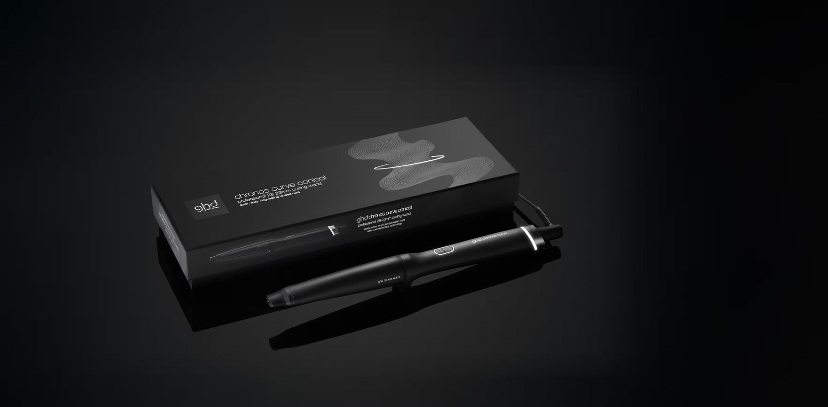 BOUCLEUR GHD CHRONOS CURVE CONICAL WAND (28-23MM) - POUR DES BOUCLES NATURELLES