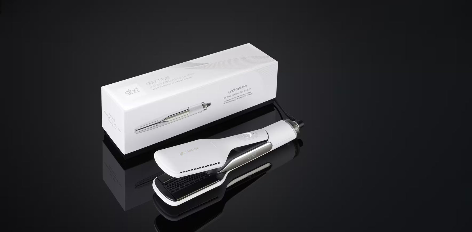LISSEUR SÉCHANT DUET STYLE GHD BLANC