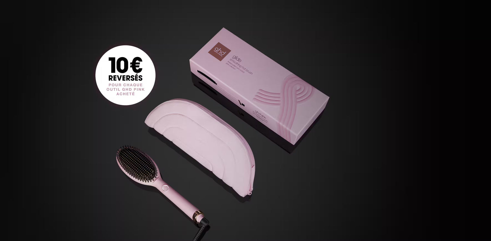 NOUVELLE BROSSE LISSANTE GLIDE GHD ROSE CLAIR