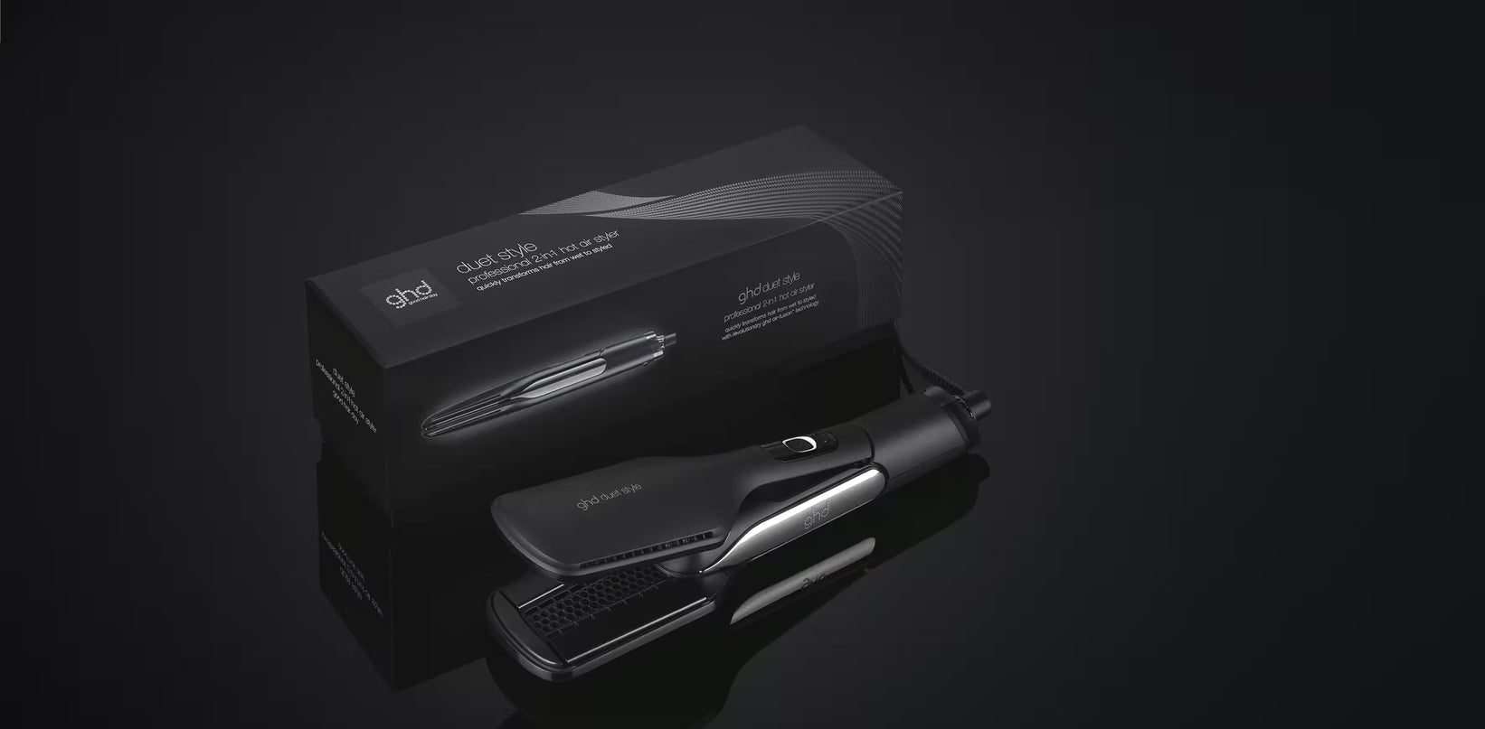 LISSEUR SÉCHANT DUET STYLE GHD NOIR
