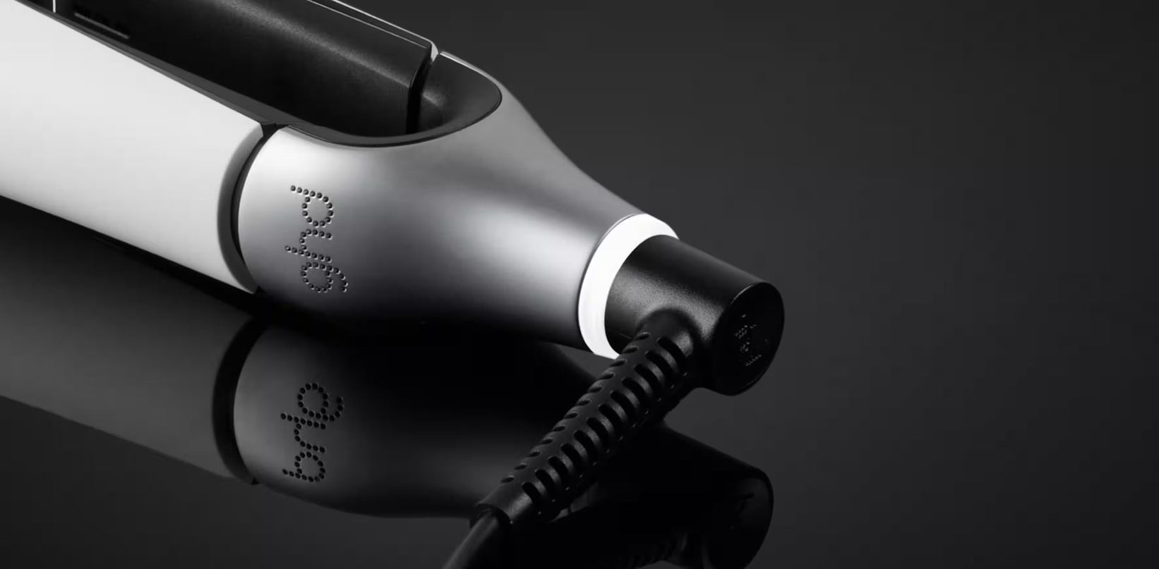 LISSEUR GHD CHRONOS BLANC À PLAQUES CLASSIQUES (PLAQUES 26mm)