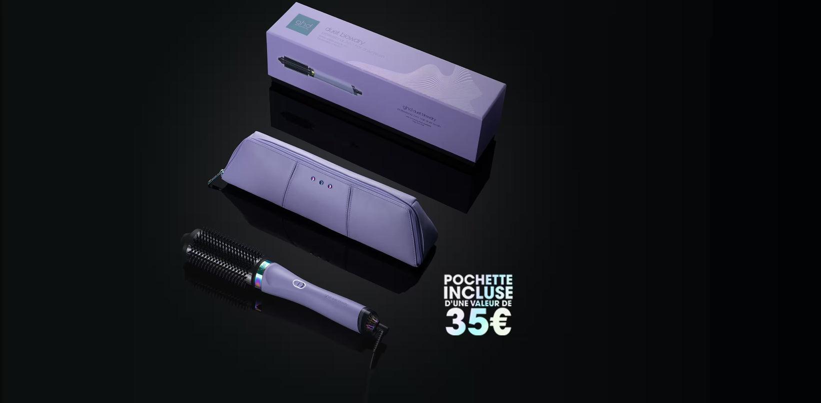 BROSSE SOUFFLANTE DUET BLOWDRY GHD - VIOLET