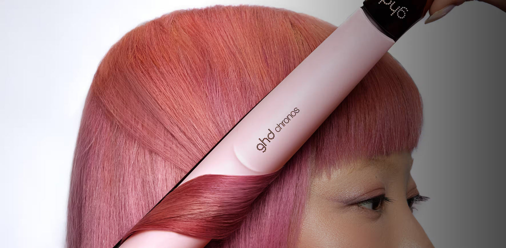 LISSEUR GHD CHRONOS - ROSE CLAIR À PLAQUES CLASSIQUES (26 mm)