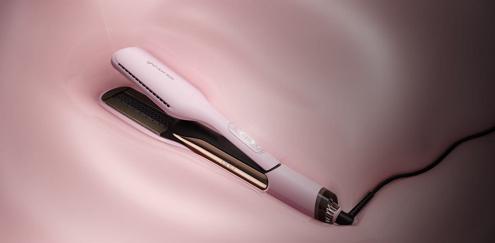 LISSEUR SÉCHANT DUET STYLE GHD ROSE CLAIR