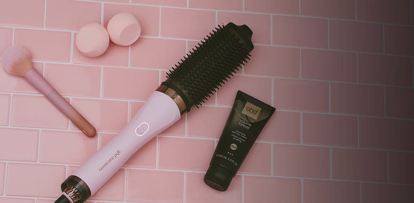 BROSSE SOUFFLANTE DUET BLOWDRY GHD ROSE CLAIR